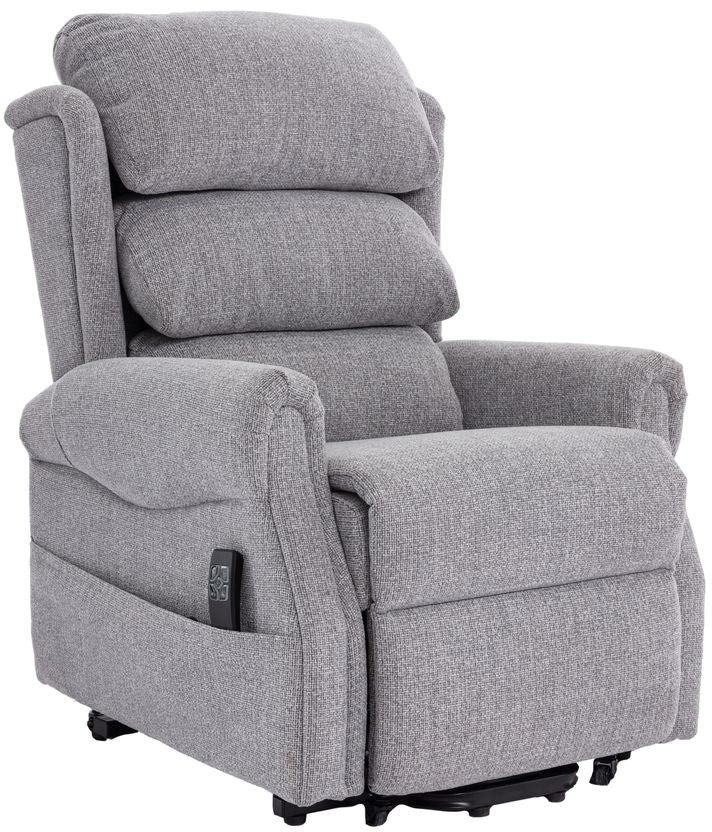 FAB Luxembourg" Fauteuil relevable et inclinable moteur double, tissu Cha Cha Dove - 6