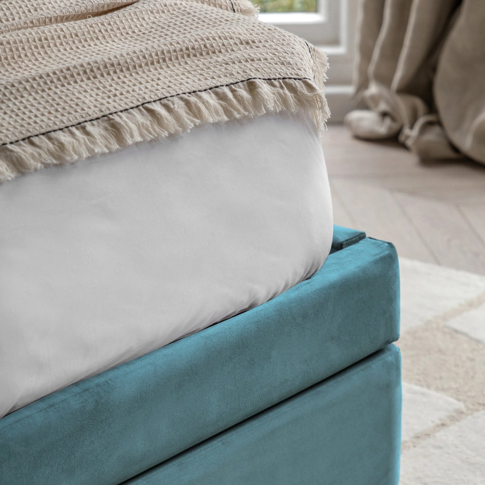 1. Lit King Size Halstead de en teinte Atlantic - 3