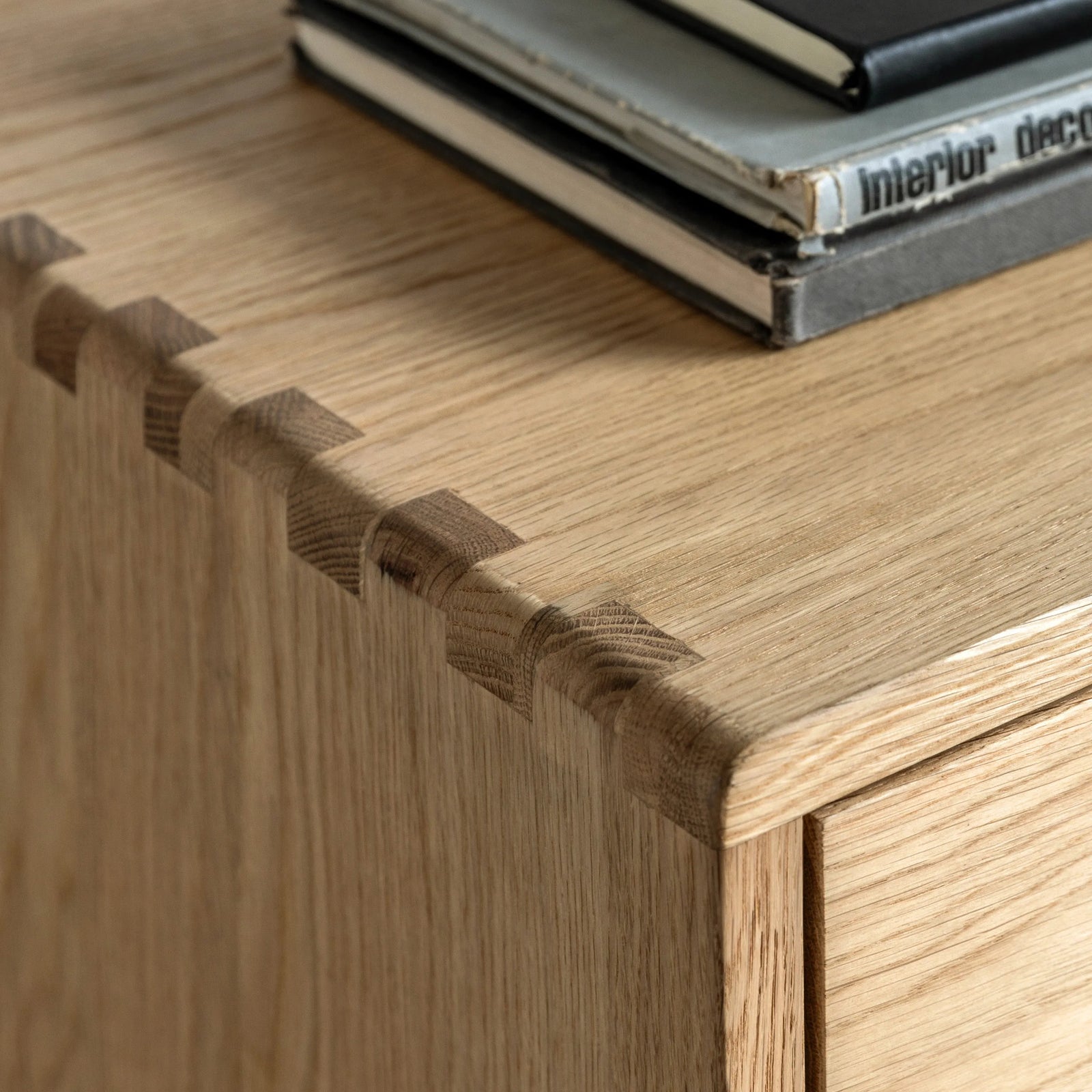 Galerie Direct Craft - Commode à 5 tiroirs en chêne massif avec finition naturelle - 3