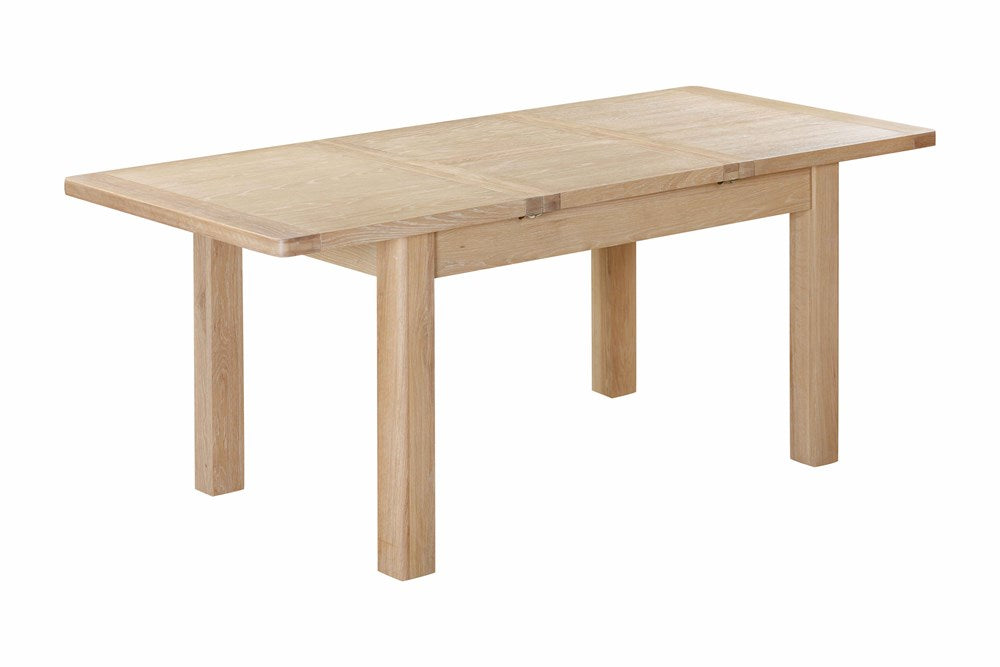 Papaya Foxington 140cm-200cm Butterfly Extending Dining Table - Natural Oak - 3