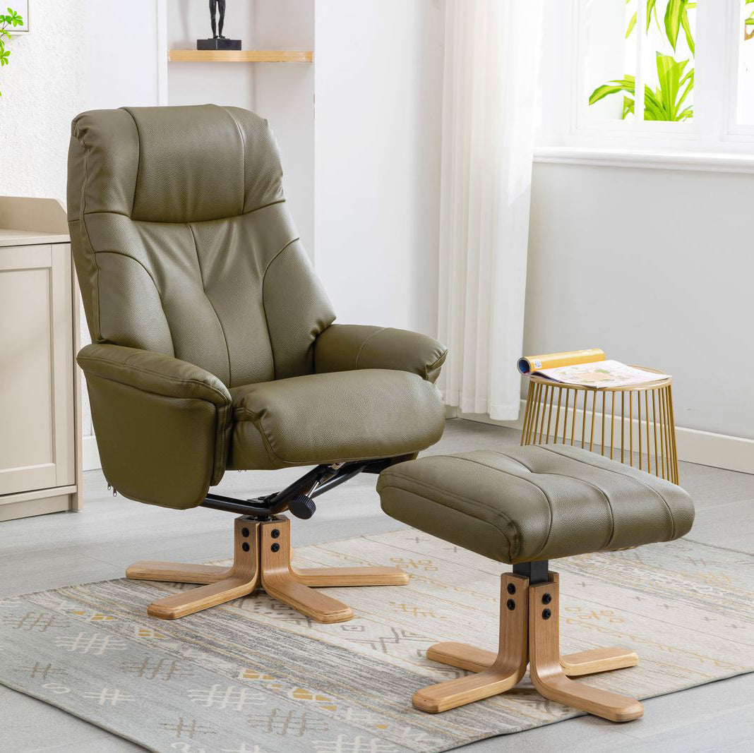 Alliance Meubles du Monde Chaise Dubai en Vert Olive