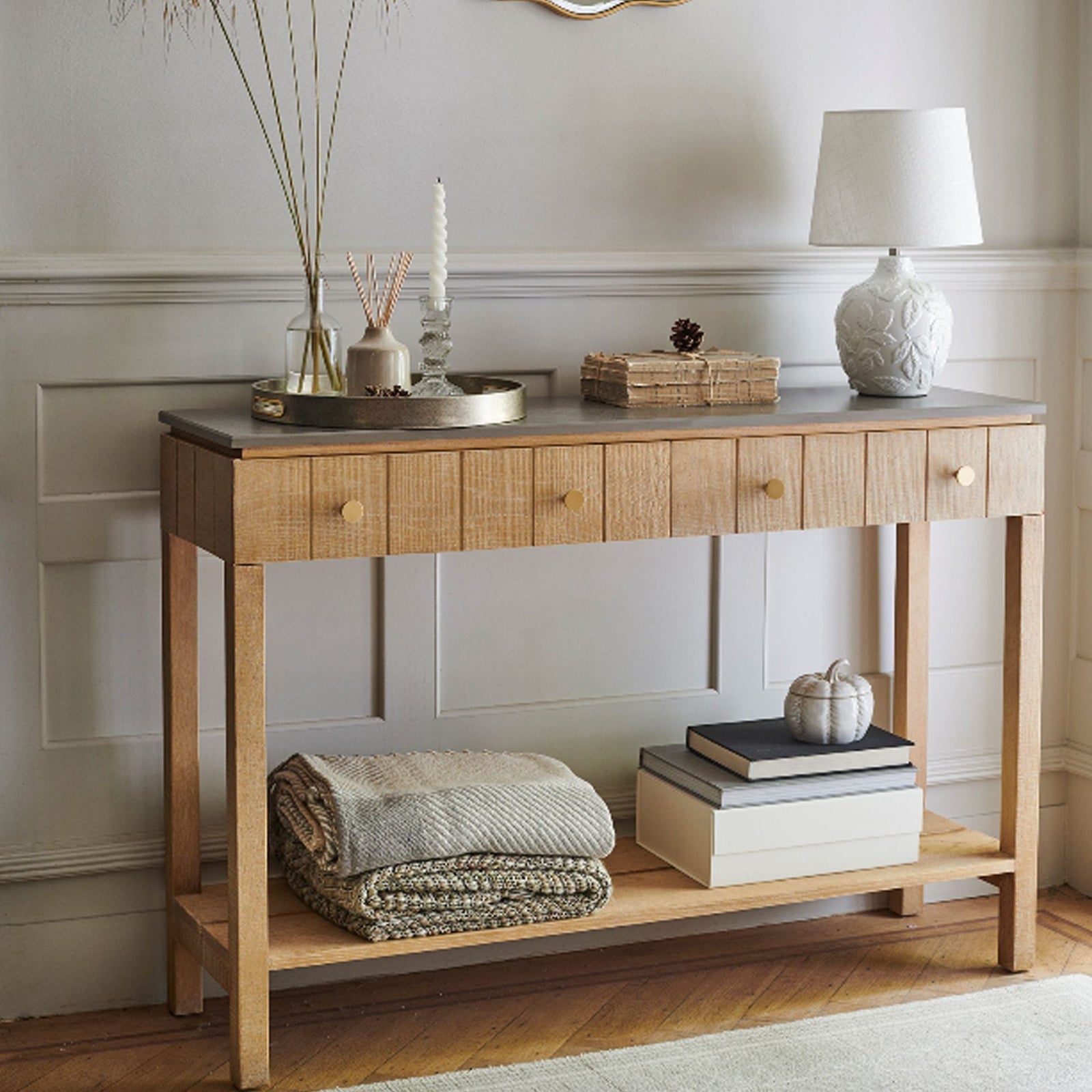 Braystone – Table Console 2 Tiroirs