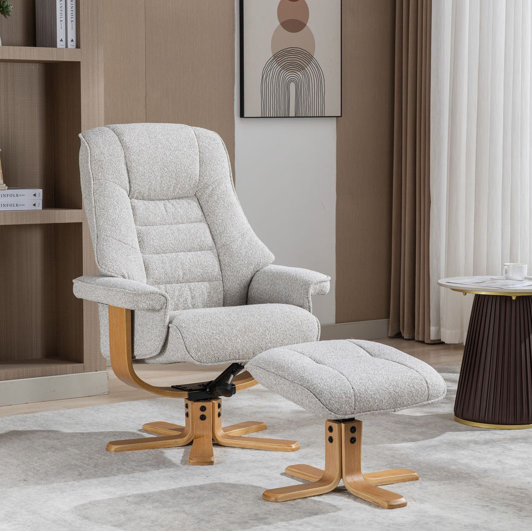 Chaise Sardaigne en Tissu Grège