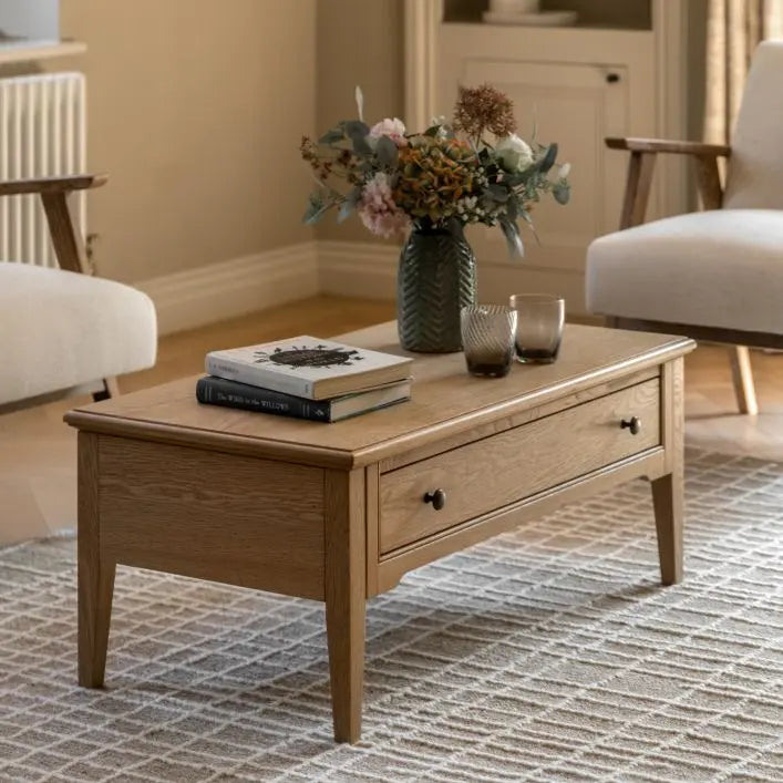Table basse Malvern de avec 1 tiroir