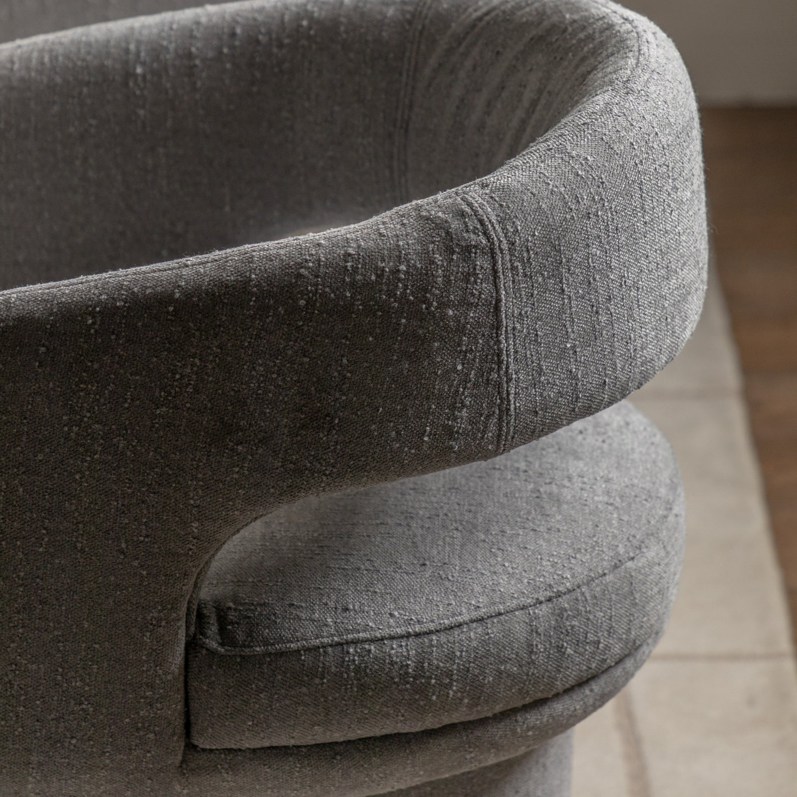 Galerie Directe Chaise de Salle à Manger Sloane en Gris - 3