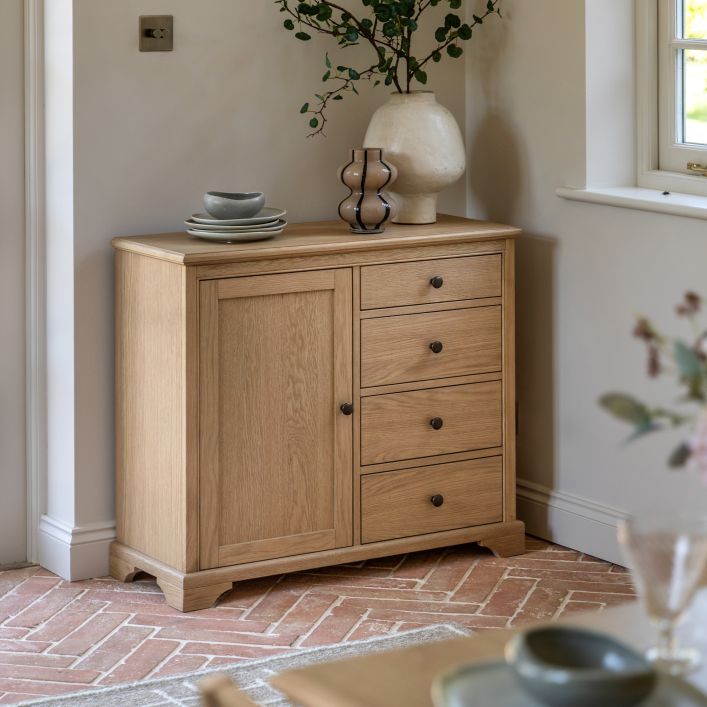 Malvern 1 Porte 4 Tiroirs Buffet - 4