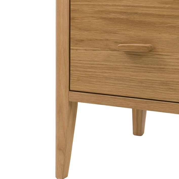 Galerie Directe Camden - Chiffonnetier 3 Tiroirs en Finition Naturelle - 6