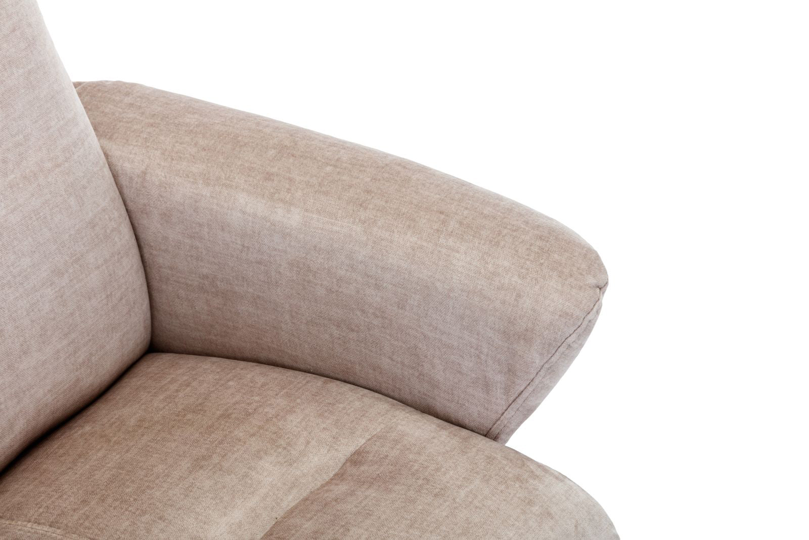 Fauteuil Paddington en tissu champagne - 4