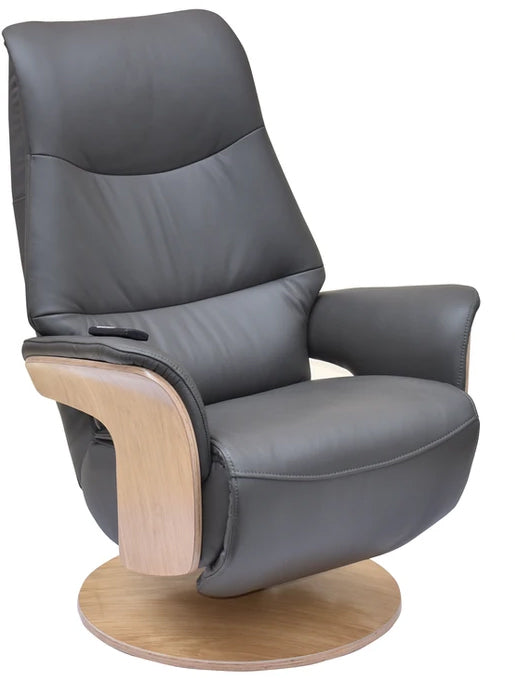 Iowa Fauteuil Pivotant en Gris Anthracite - 4