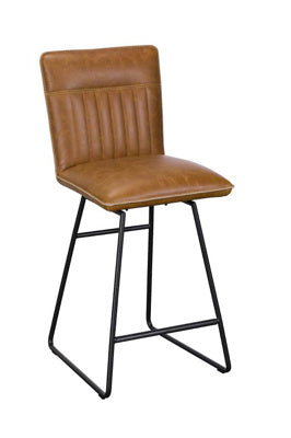 Lot de 2 chaises de bar Baker Cooper taupe - 3