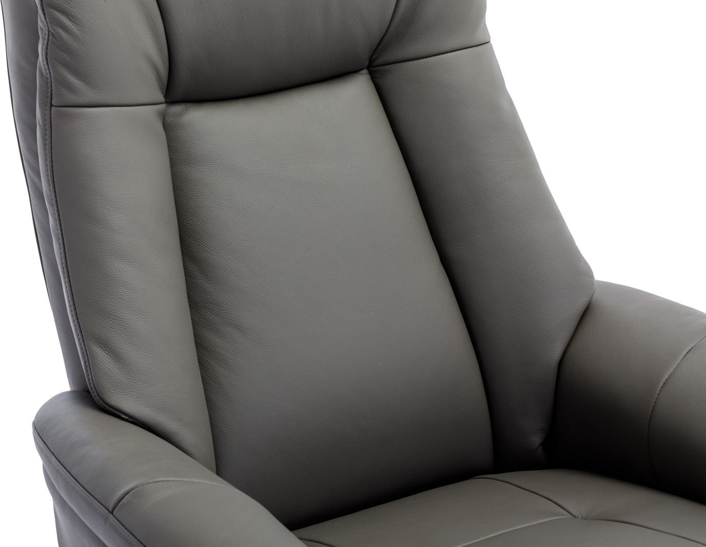 Alliance Meubles Mondiaux Chaise Hawaii en Cuir Cendre - 3