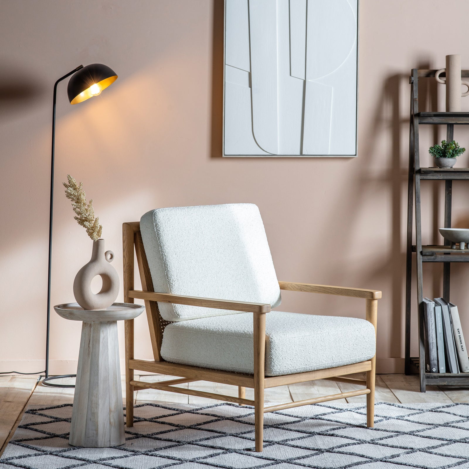 Fauteuil Odesa en Crème
