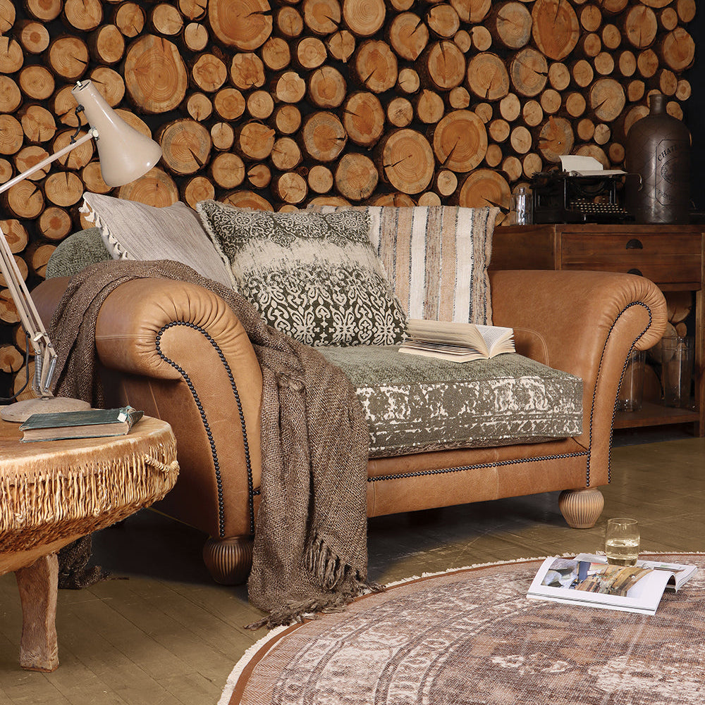 Canapé Cocooning Montana en Cuir Atacama Nutmeg