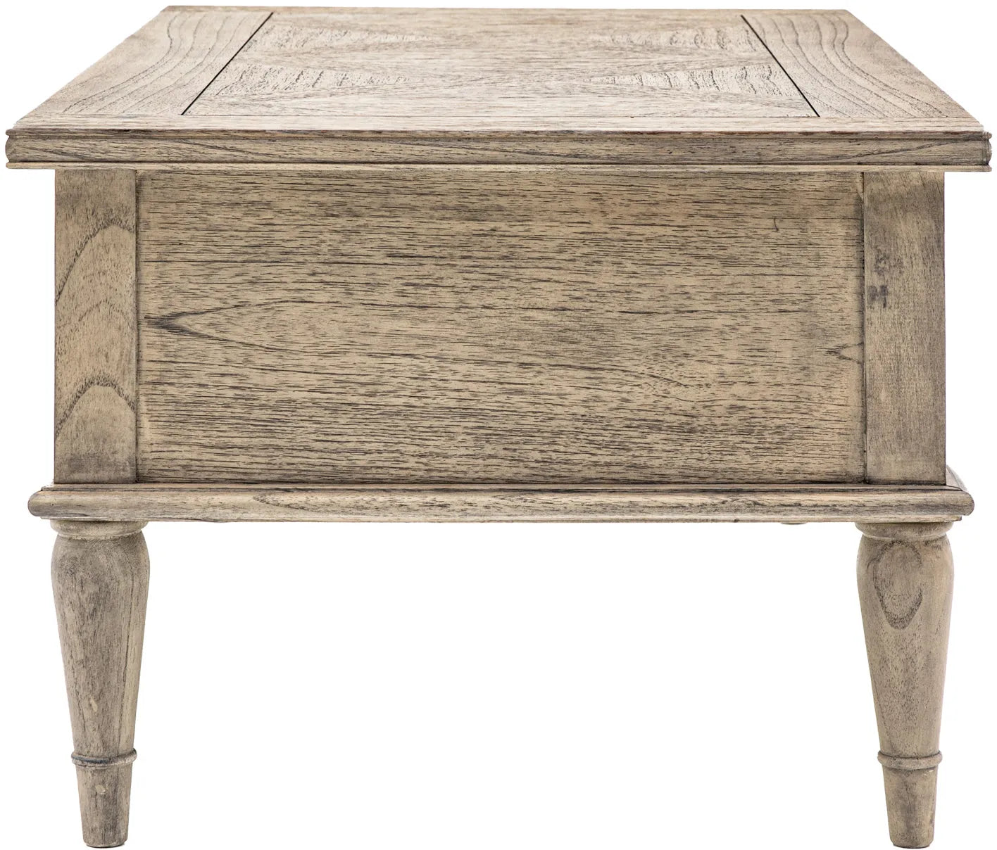 Rustique Table Basse à Tiroir à Pousser - 8