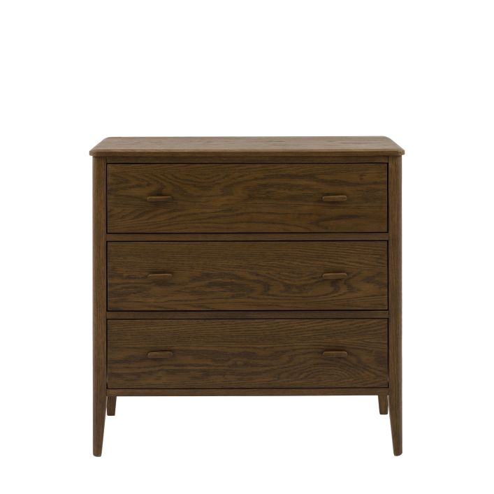 Camden - Commode 3 tiroirs en noyer - 4