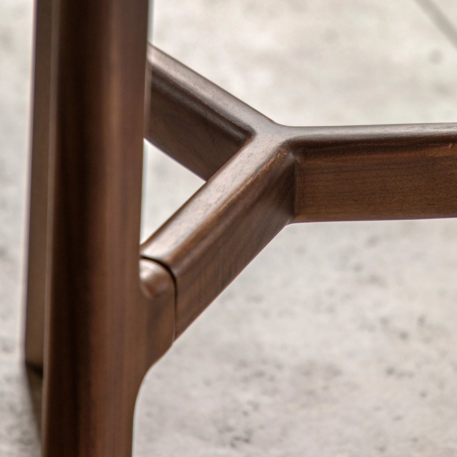 Madrid Ronde Table d'Appointment en Noyer - 4