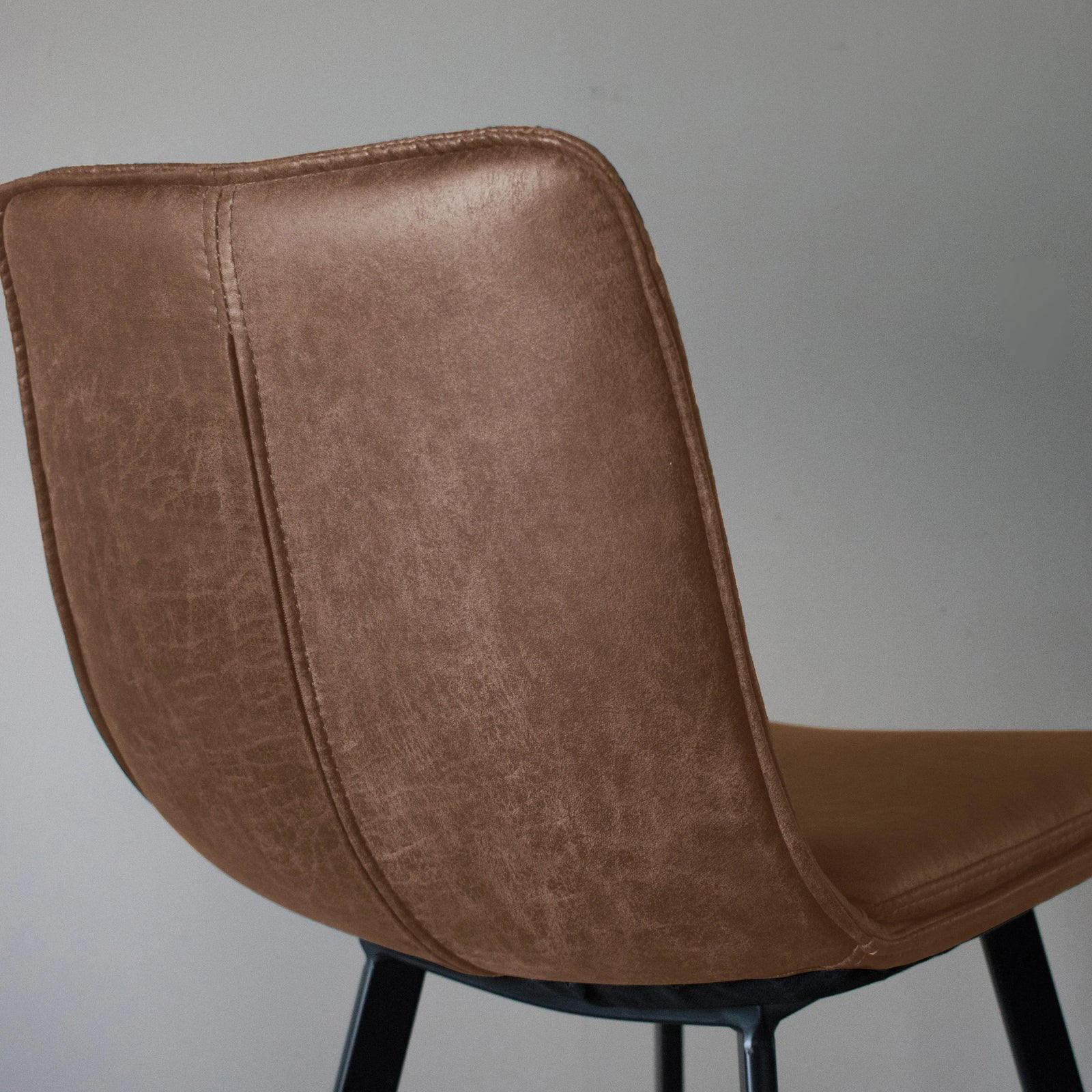 Lot de 2 Chaises de bar Palmer en marron - 3