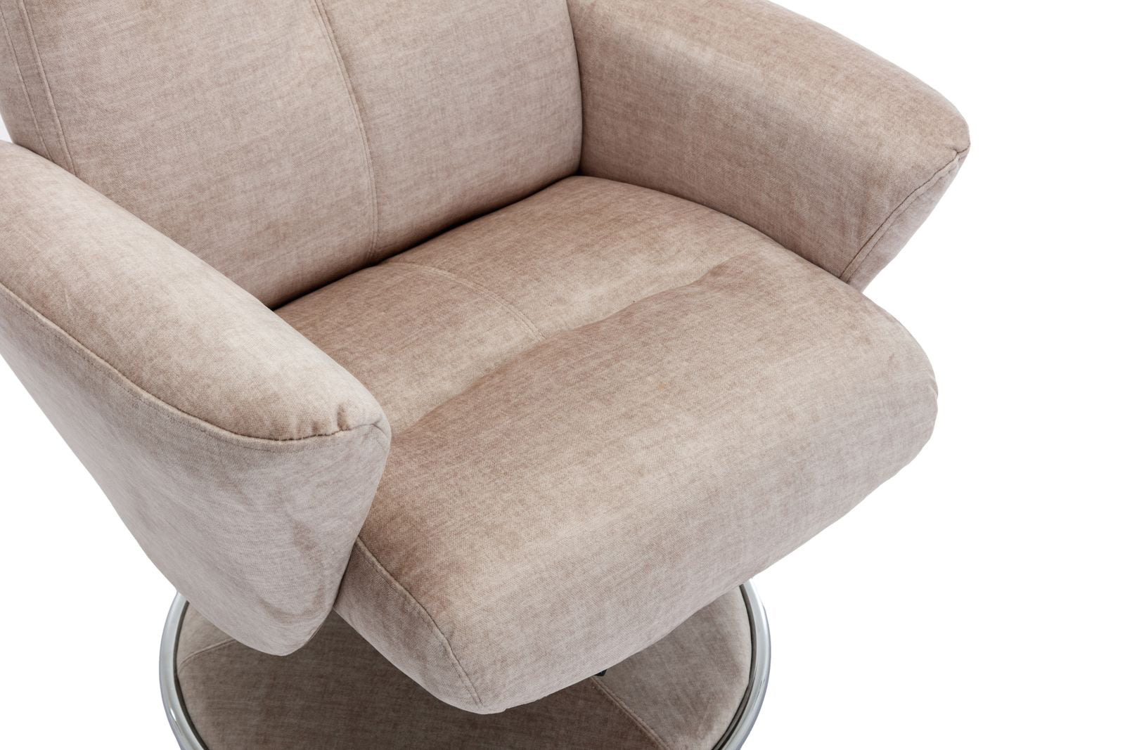 Fauteuil Paddington en tissu champagne - 3