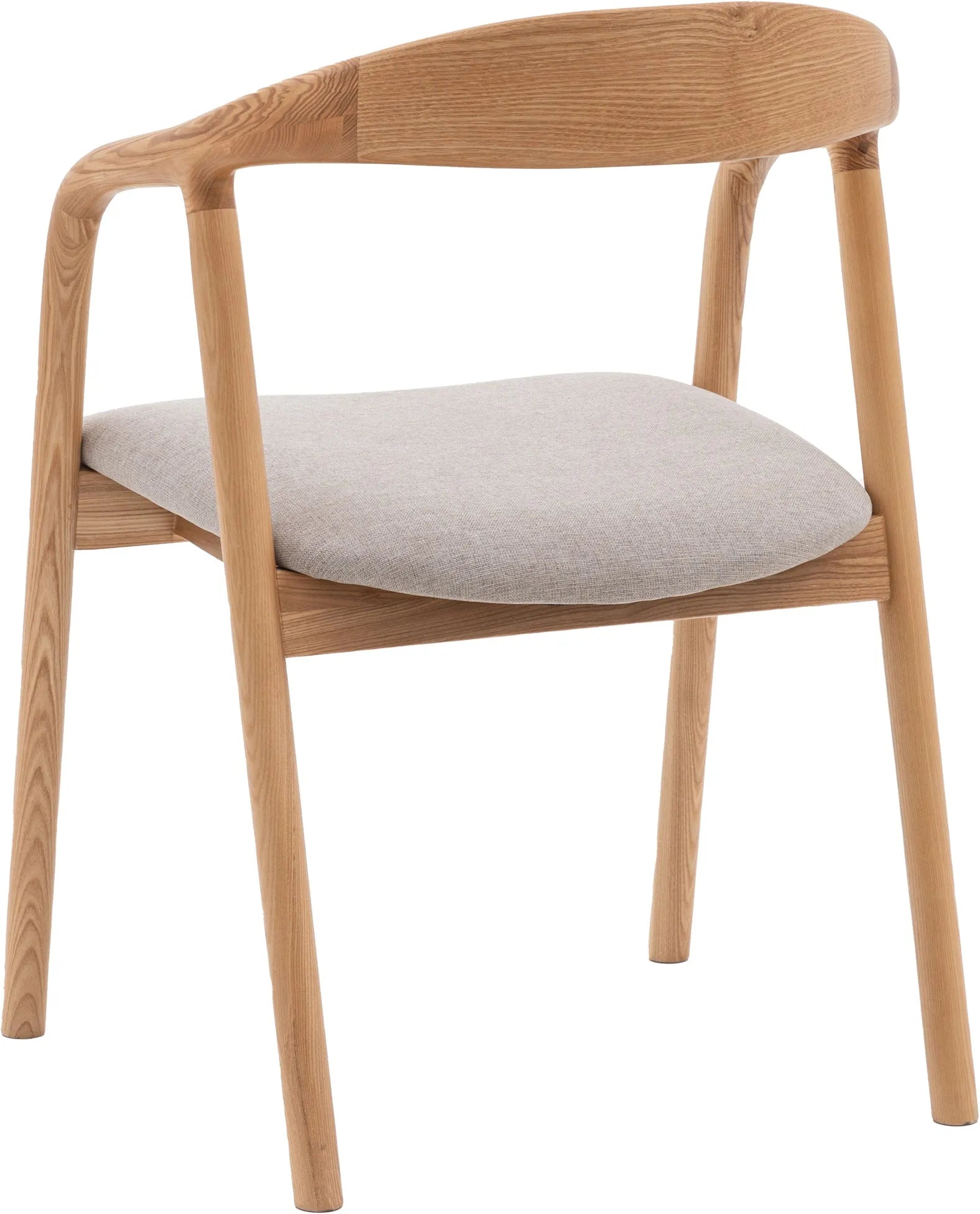 Madrid Paquet de 2 Chaises de Salle à Manger Tapissées en Chêne - 6