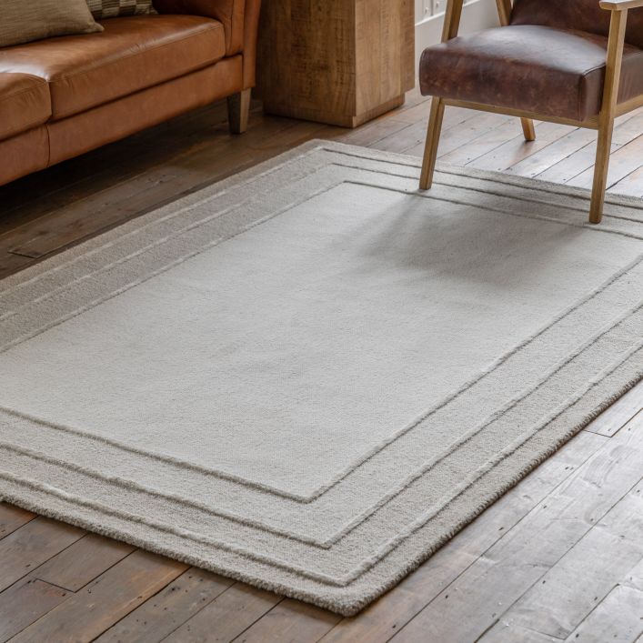 Ithaca Tapis à bordure tonale 120 x 180 cm