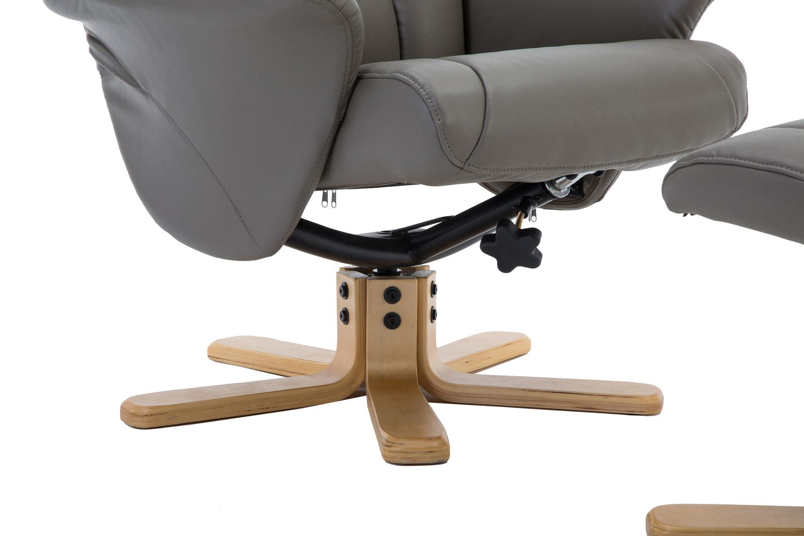 Alliance Internationale du Meuble Fauteuil Marseille Gris - 5