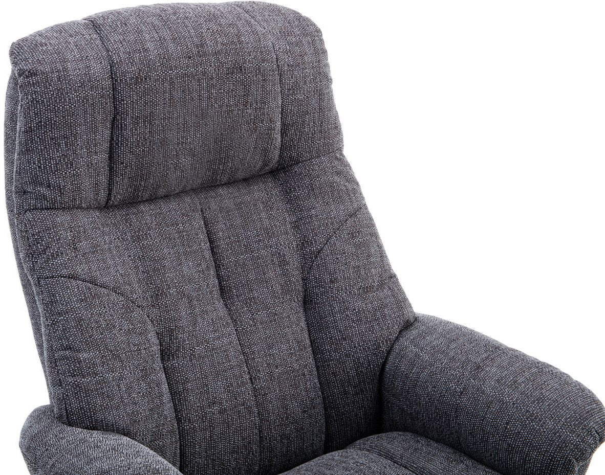 Fauteuil pivotant et relax Dubai de en Gris Lisbonne - 3