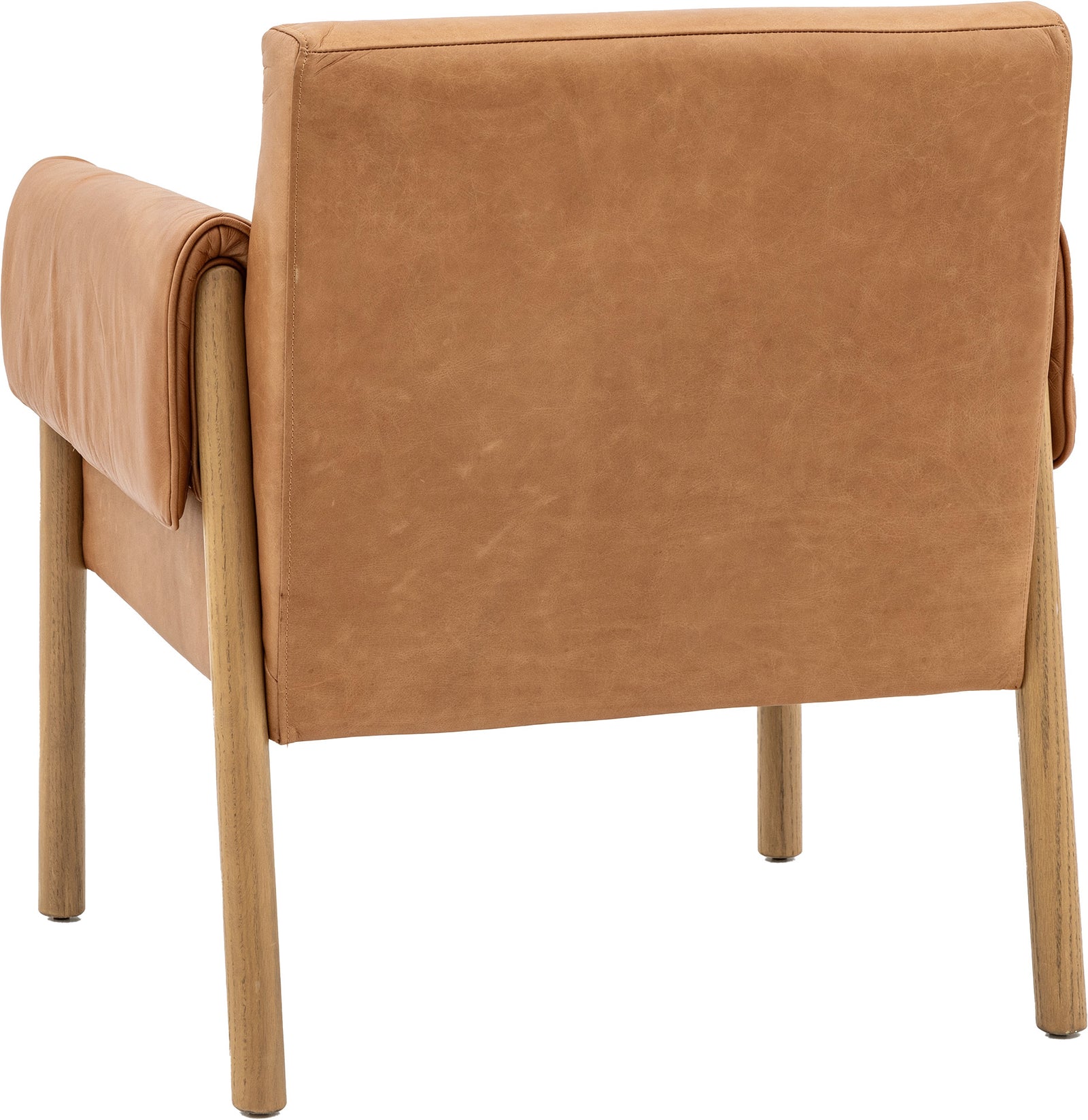 Fauteuil Stratford de en cuir marron - 6