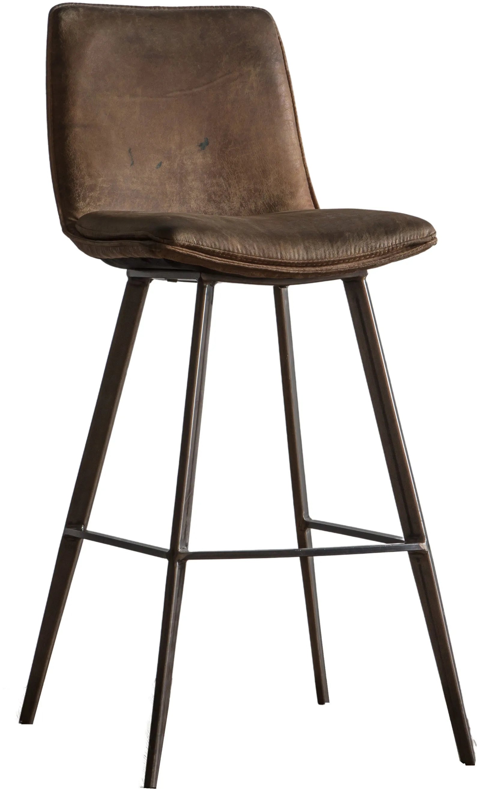Lot de 2 Chaises de bar Palmer en marron - 5