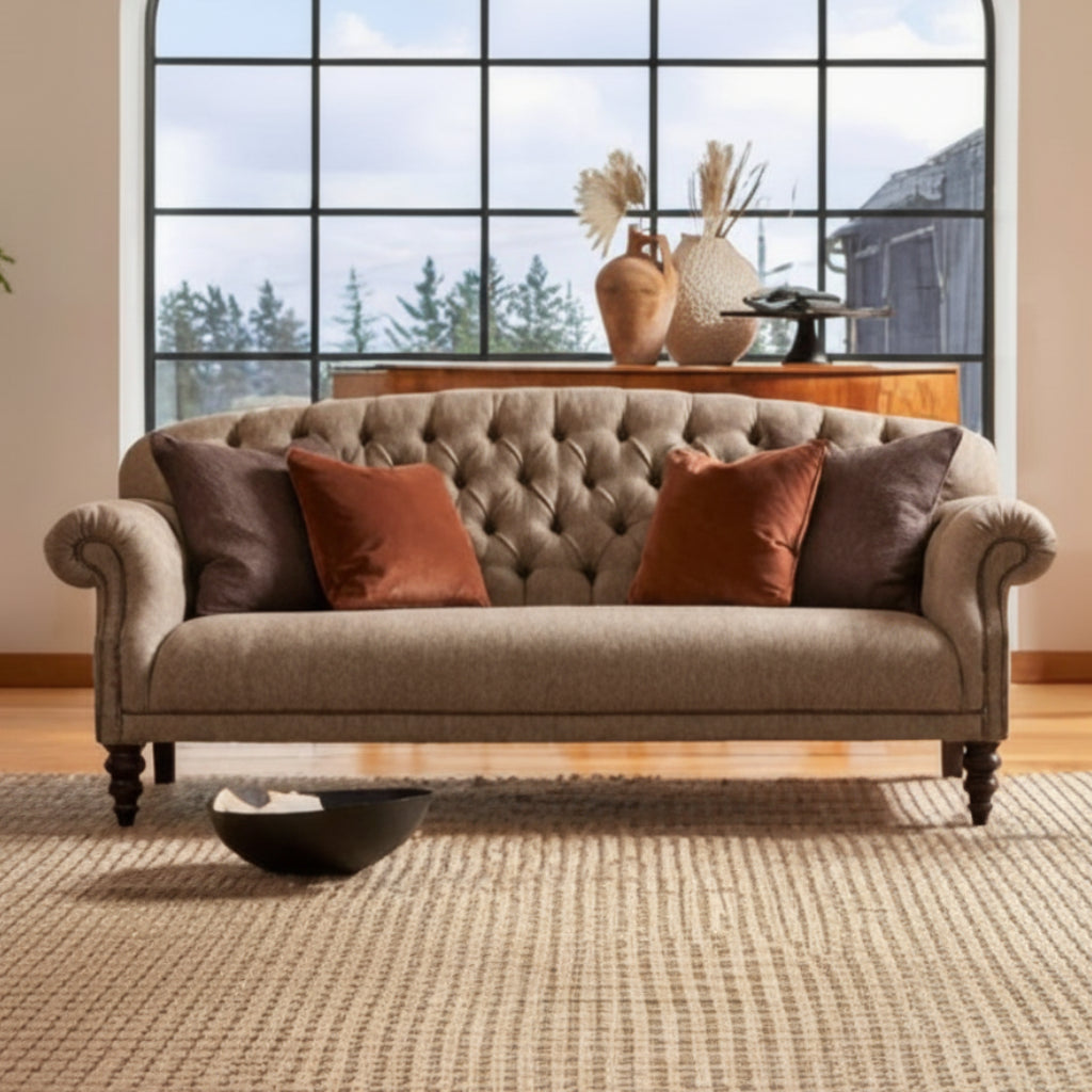 Canapé Arbroath Grand Modèle en Harris Tweed Jura Stag