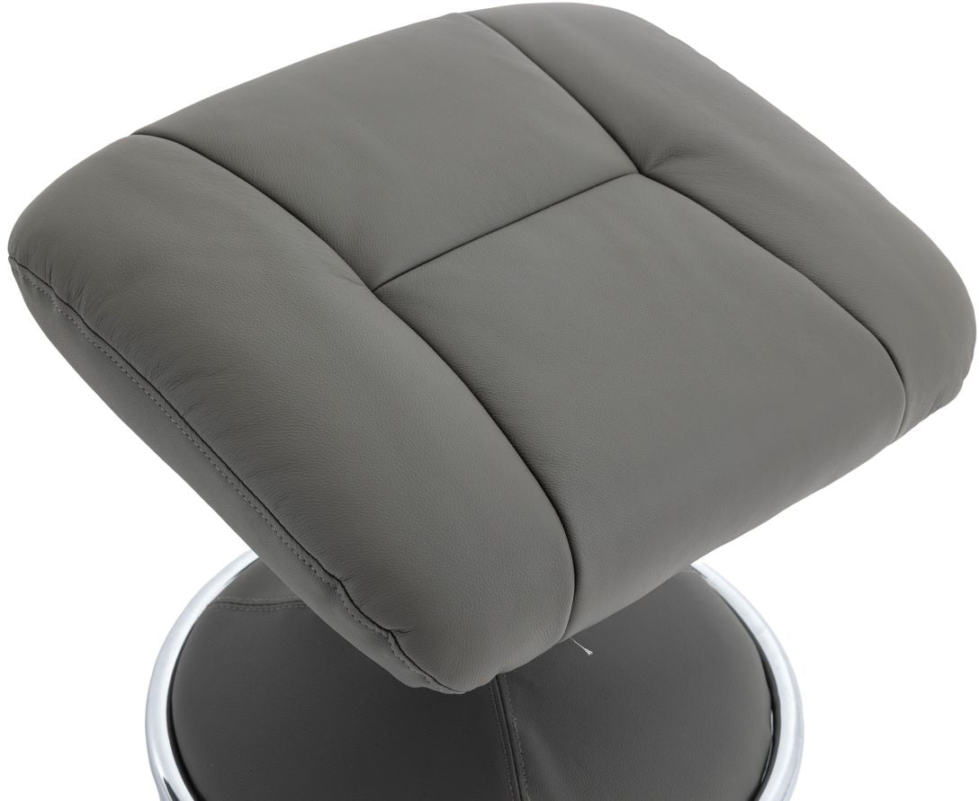 Alliance Globale du Mobilier - Fauteuil Relax Denver Pivotant en Simili-Cuir Cendre - 5