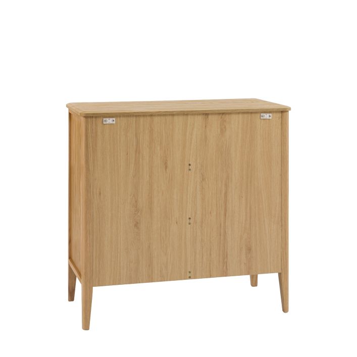 Galerie Directe Camden - Chiffonnetier 3 Tiroirs en Finition Naturelle - 9