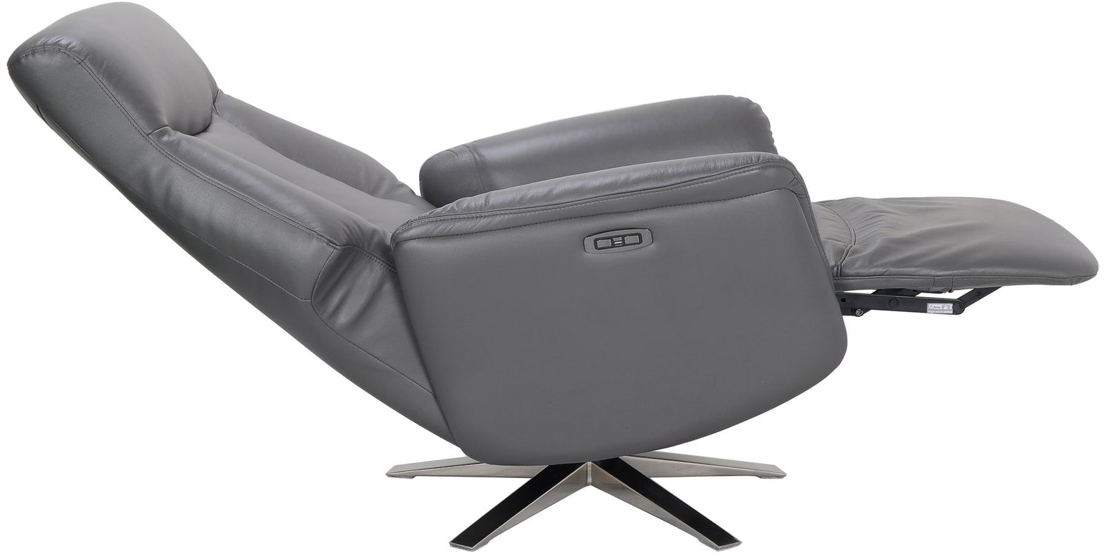 Houston Chair in Iron Leather - 3