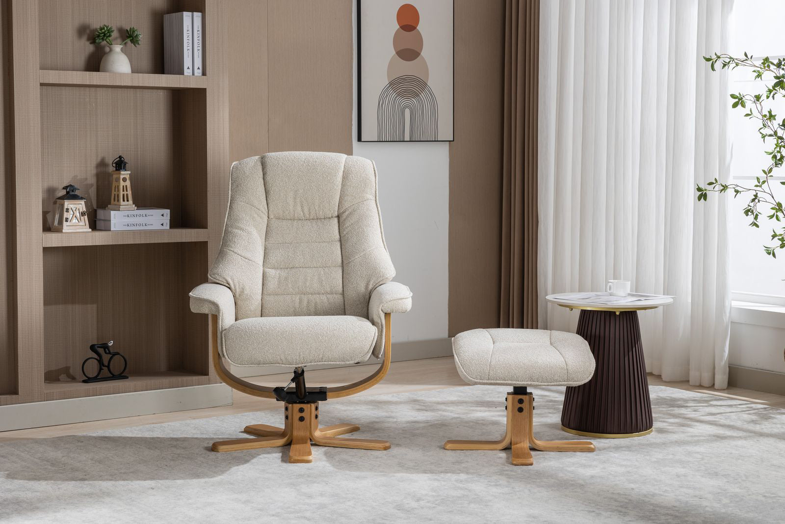 Chaise Sardaigne Alliance du Mobilier Global en tissu de jute de qualité supérieure - 3