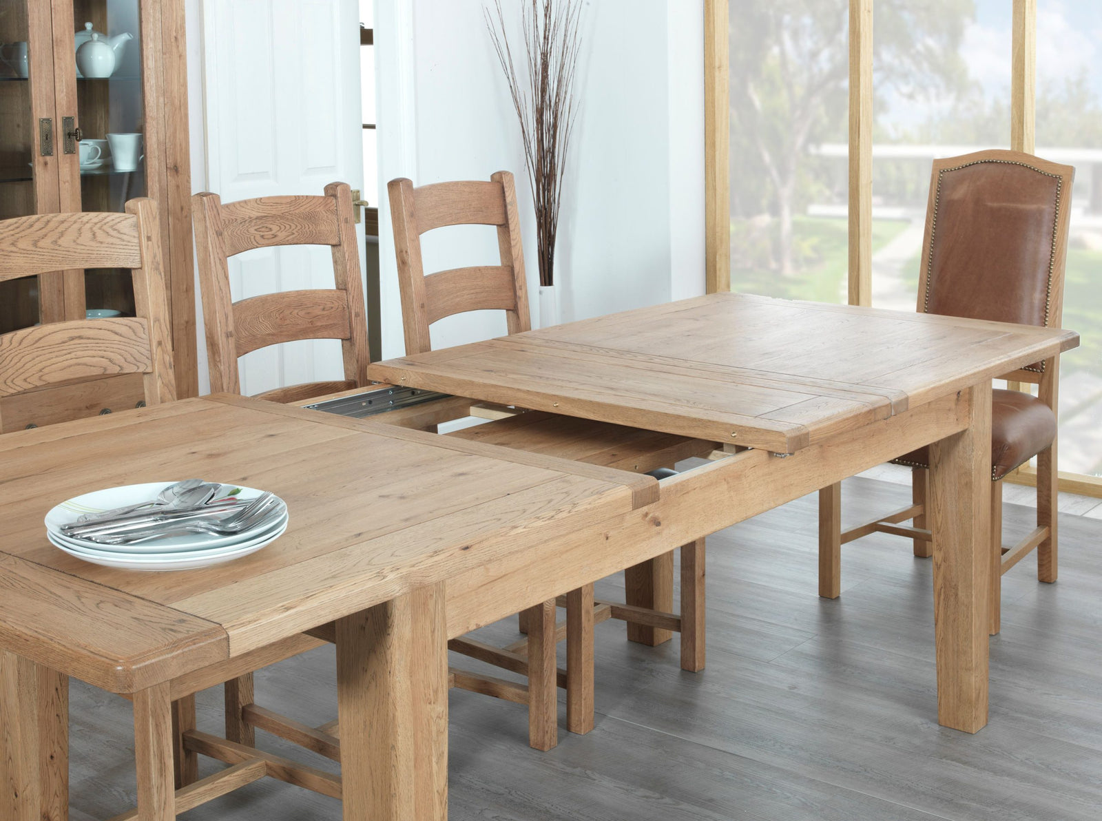 Rustic Manor 1800×900 Extending Dining Table - 4