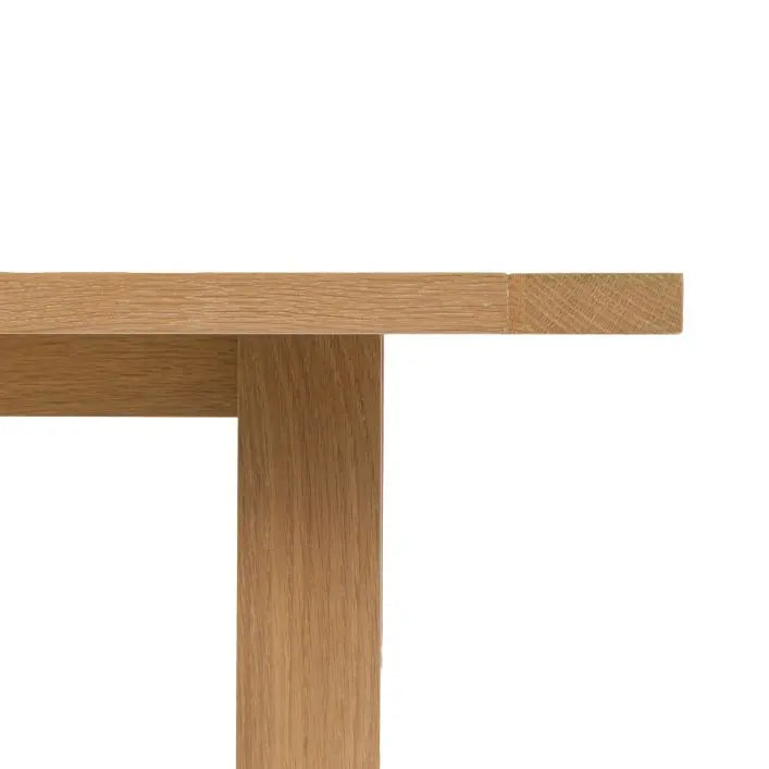 Banc Eton à tréteaux en finition naturelle - 8