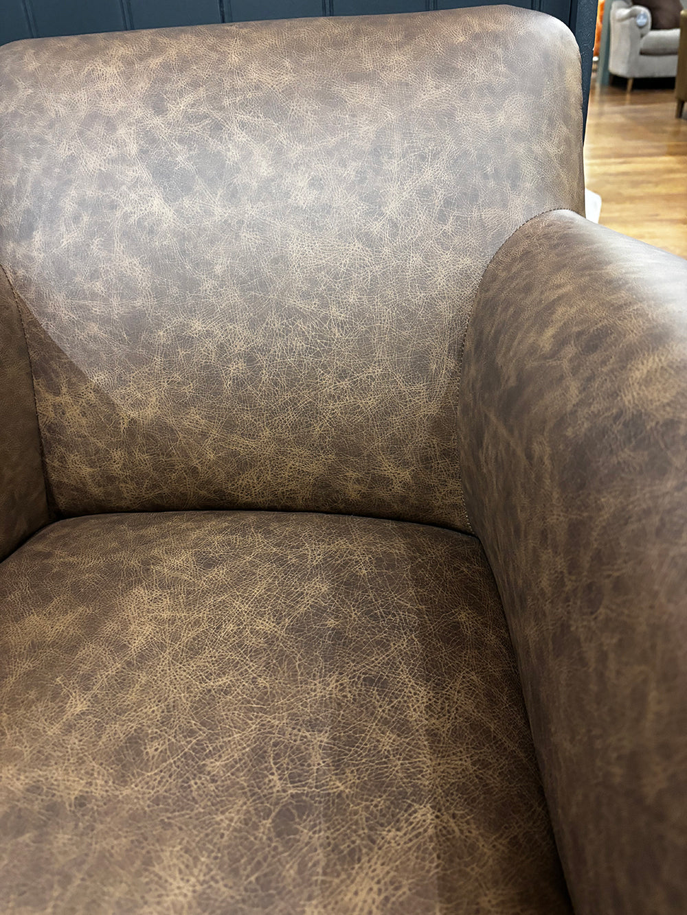 Camford Chair in Distressed Leather Hide - 3