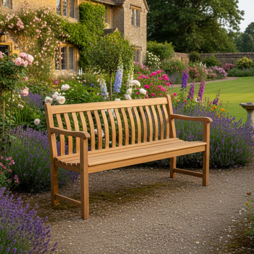 Banc de jardin Broadfield 5 pieds en teck