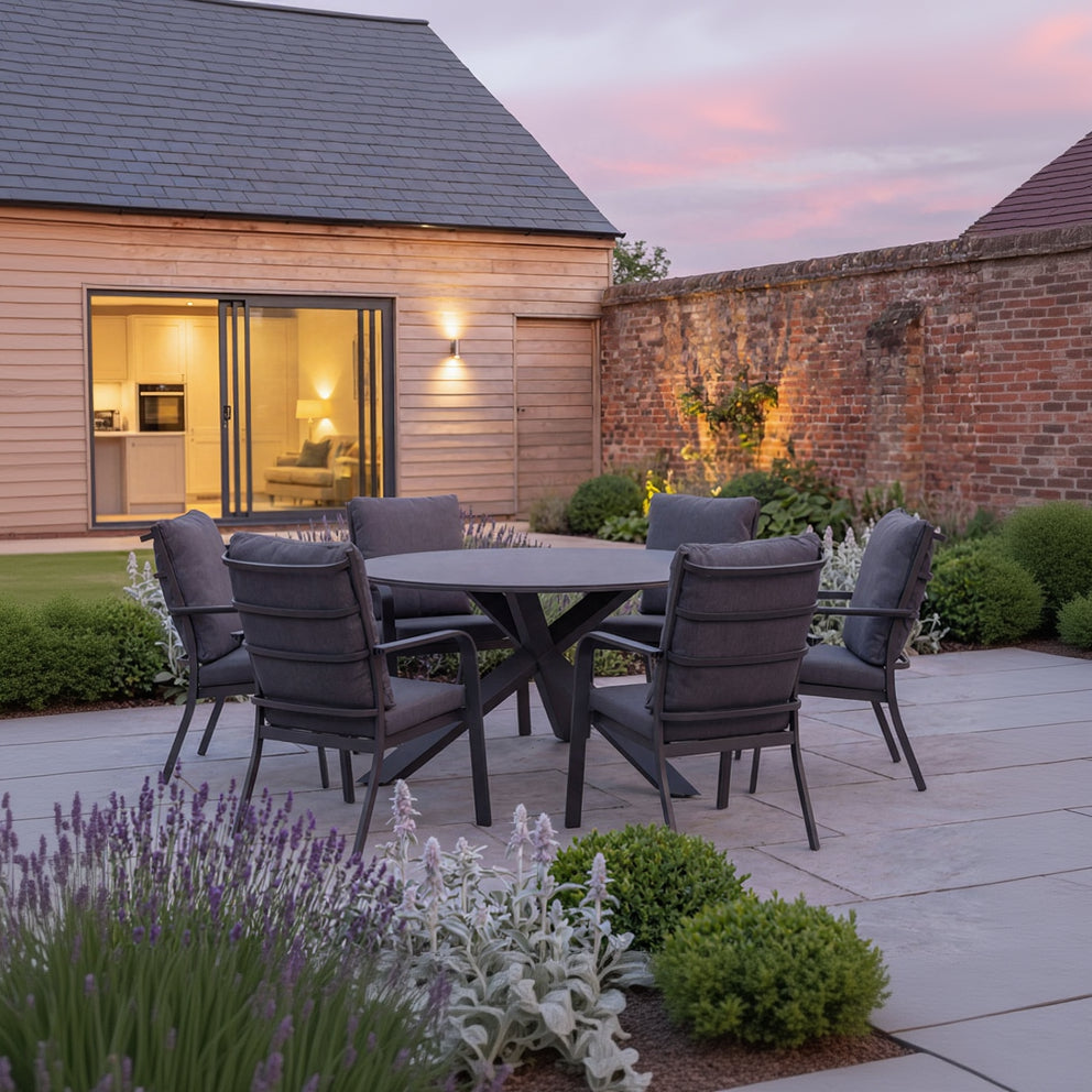 Cordoba 6 Seat Round Dining Set
