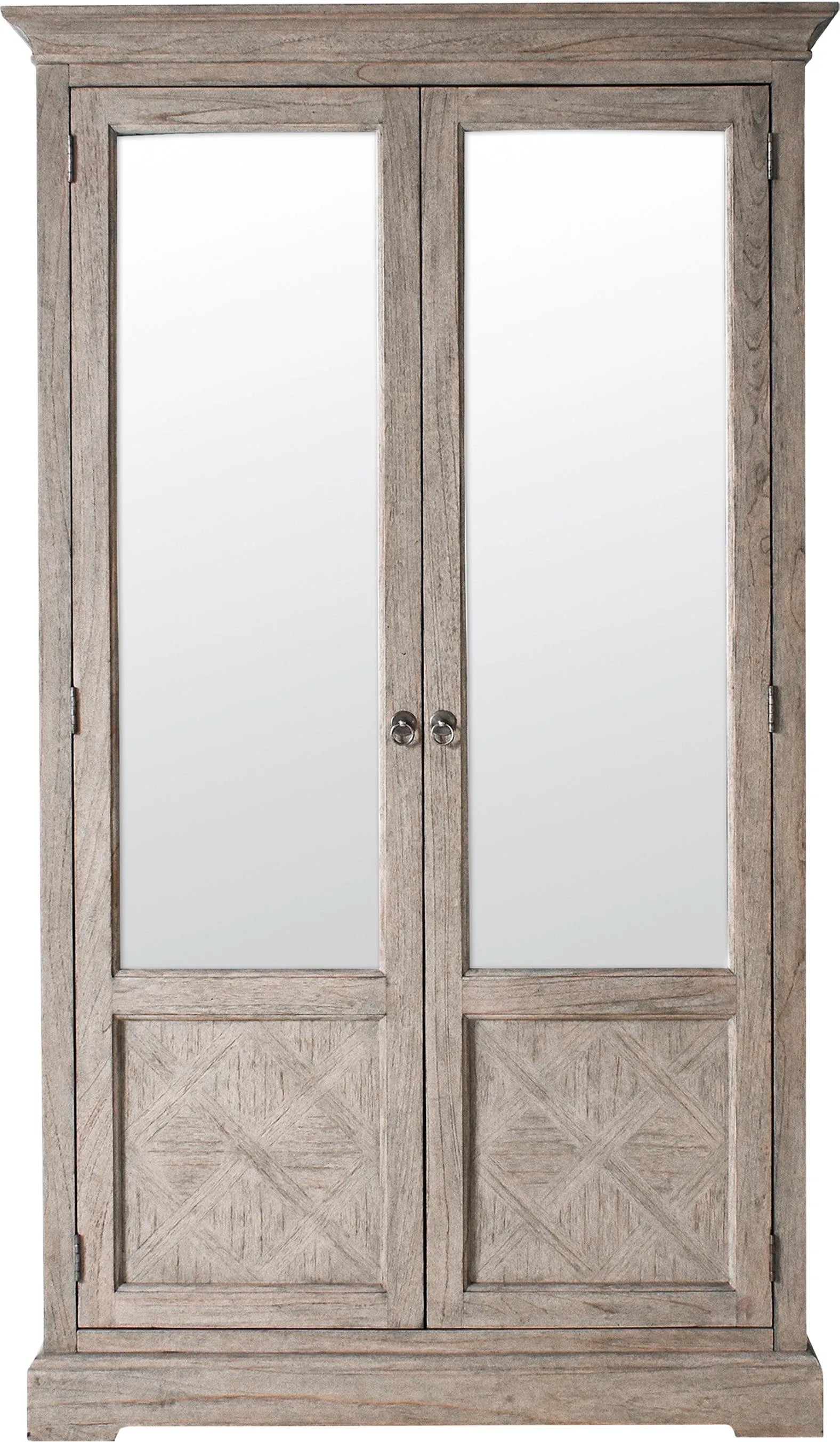 Penderie Rustique 2 à portes miroirs - 5