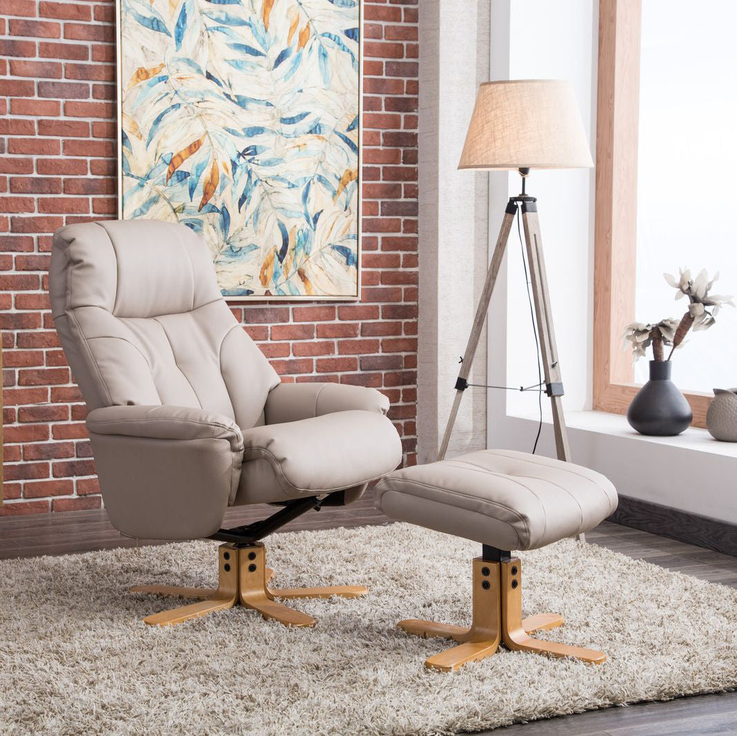 Chaise Dubai pivotante de en Pebble