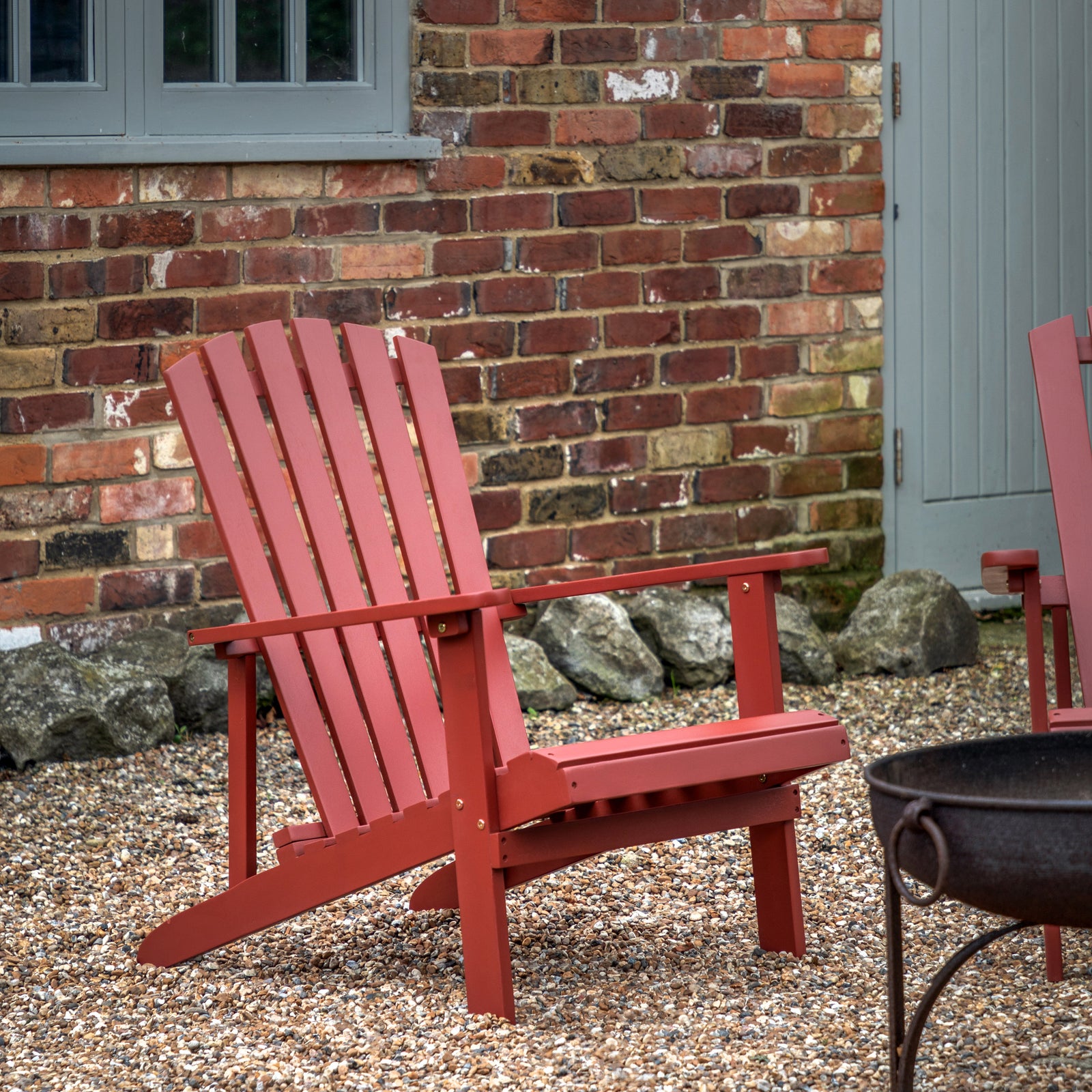 Gallery Garden Siena Lounge Chair in Rust