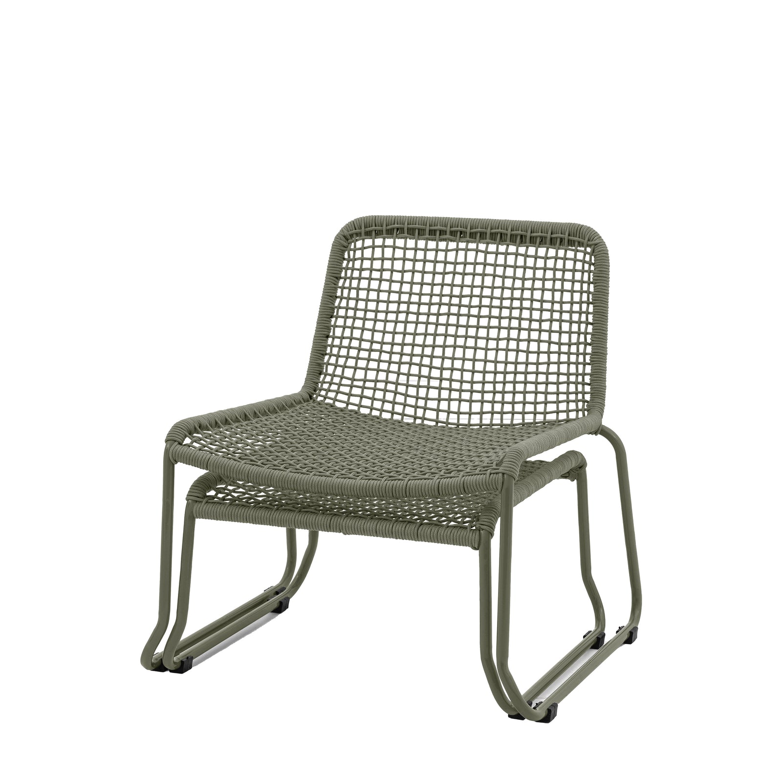 Fauteuil de relaxation Gallery Garden Sassano avec repose-pieds Vert - 4
