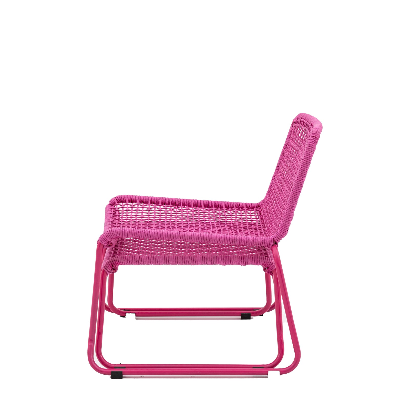 Chaise Longue Sassano Gallery Garden avec Tabouret Rose - 5