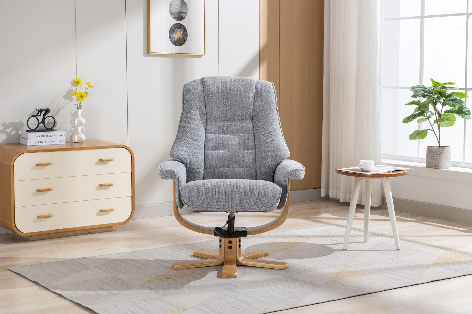 Chaise Sardaigne en tissu Cha Cha Dove - 3