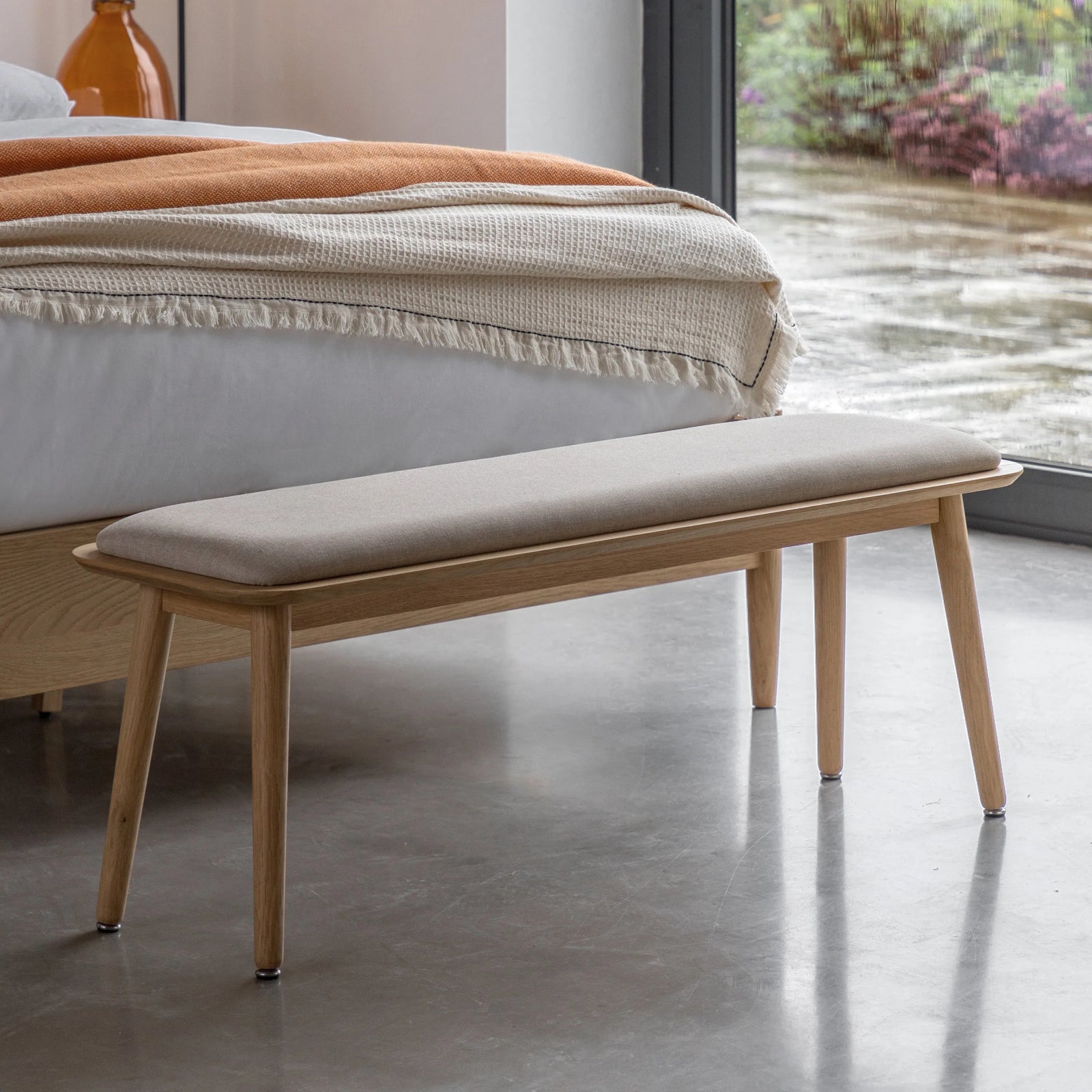 Tabouret Hatfield en finition naturelle