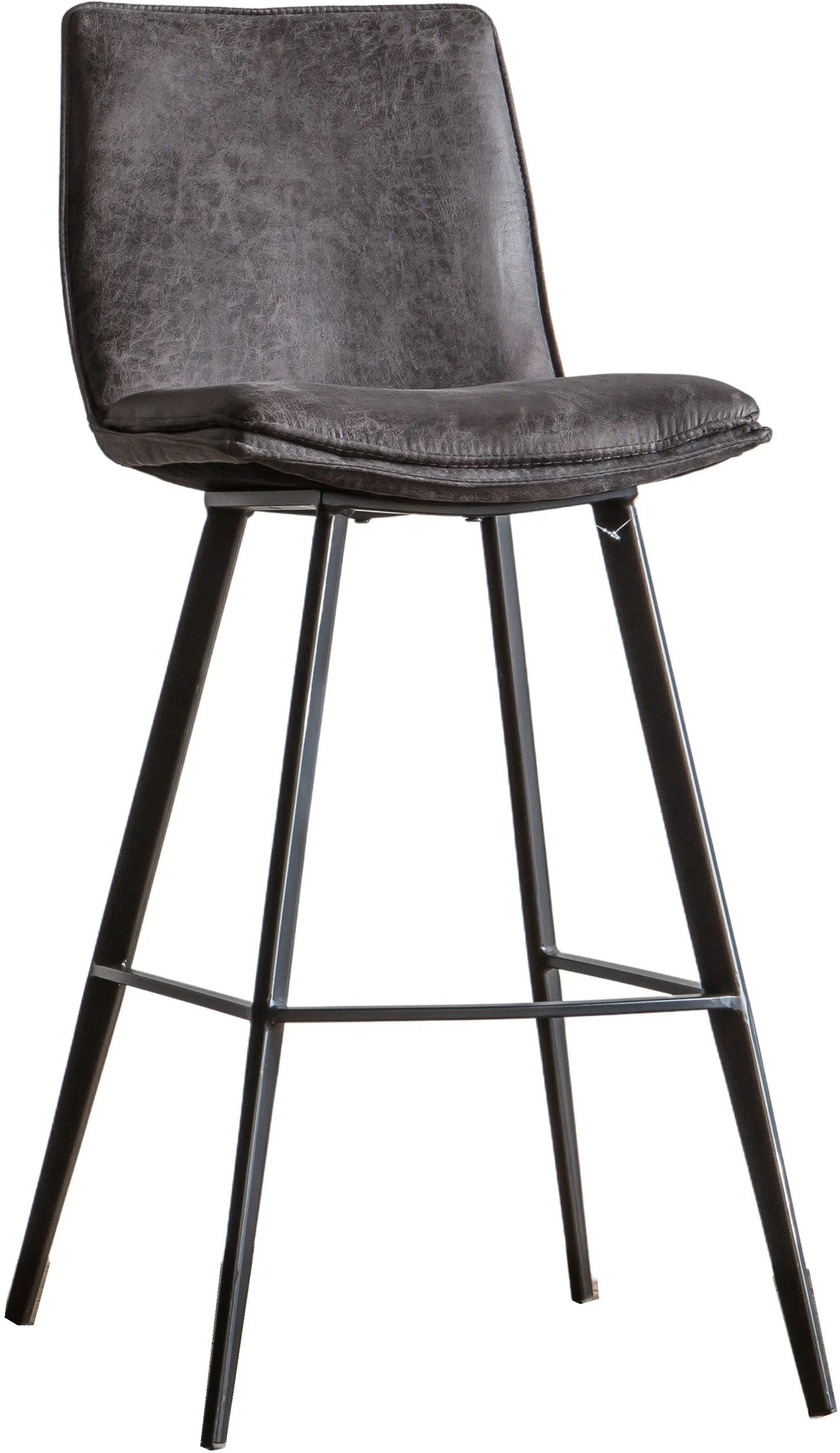 Set de 2 chaises de bar Palmer Gris - 5