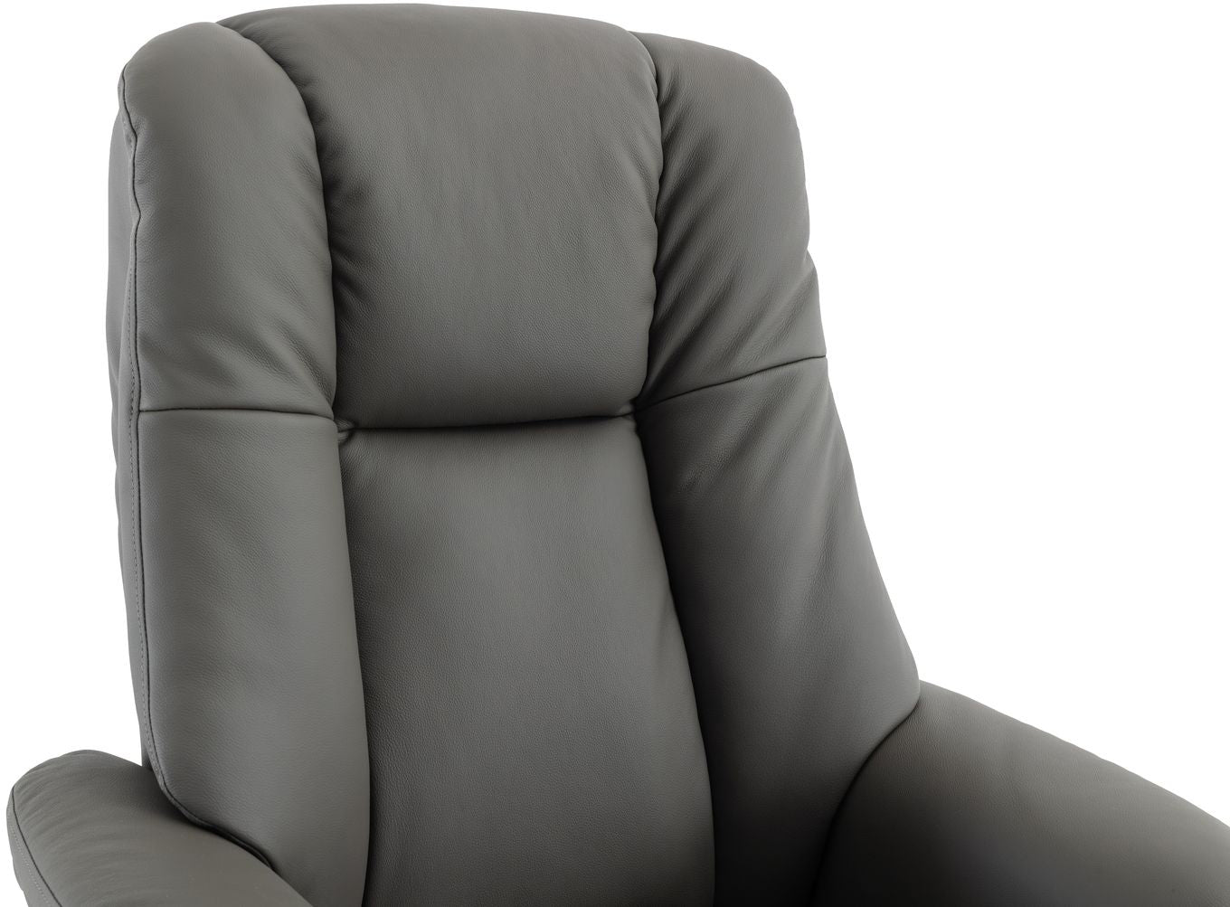 Alliance Globale du Mobilier - Fauteuil Relax Denver Pivotant en Simili-Cuir Cendre - 3