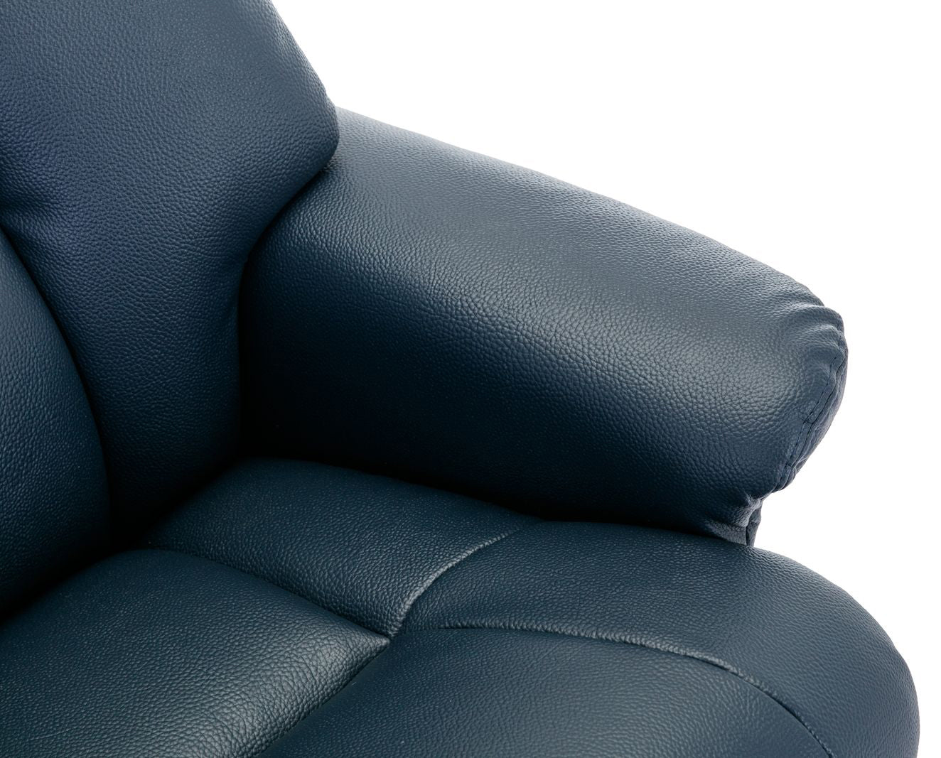 Fauteuil inclinable pivotant Biarritz de en bleu marine - 3
