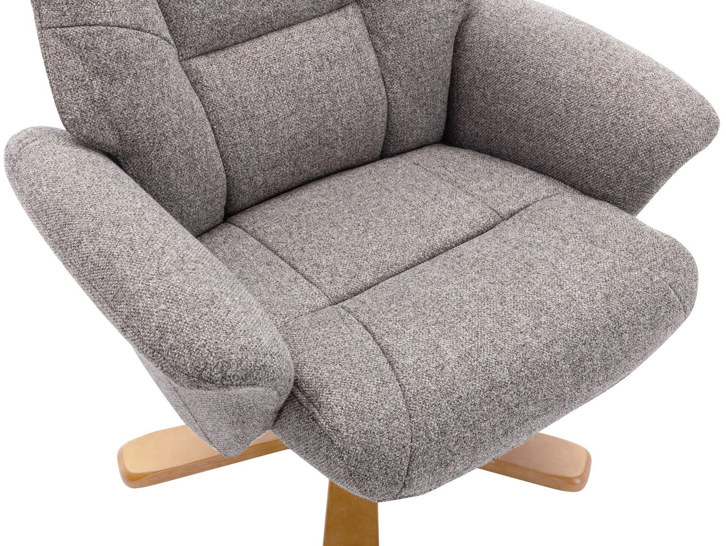 - Fauteuil Marseille en Tissu Fossile - 3