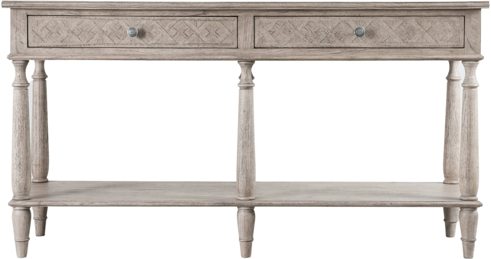 Tableau Direct Rustique Table Console 2 Tiroirs - 5